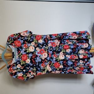 Forever 21 stretch floral dress